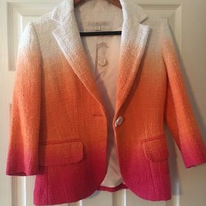 Women’s jacket (White, Pink, and Orange)